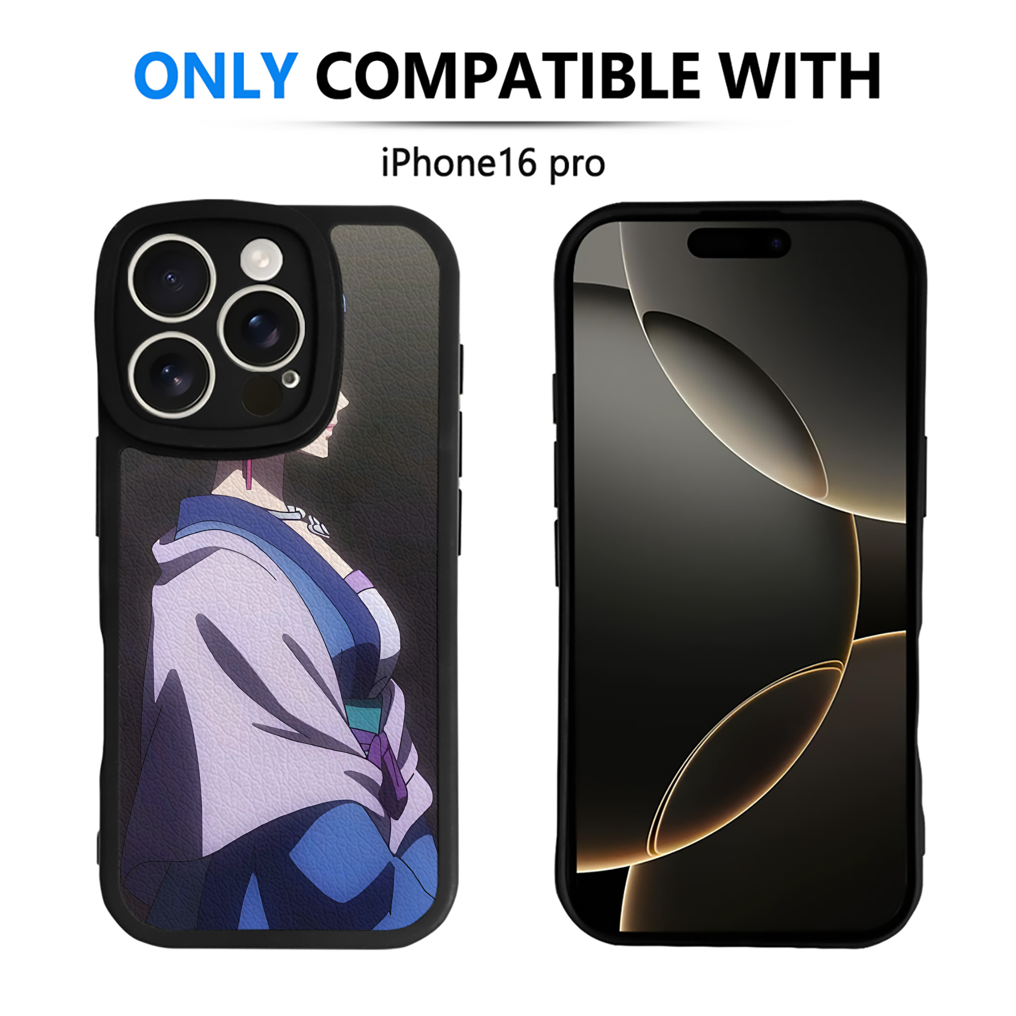 （画像用） 薬屋のひとりごと The Apothecary Diaries 【iPhone 16シリーズ対応】シリコンスマホケース（レザー調） 材質：シリコン